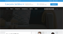 Desktop Screenshot of lawyersarchive.com