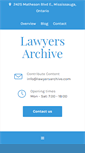 Mobile Screenshot of lawyersarchive.com